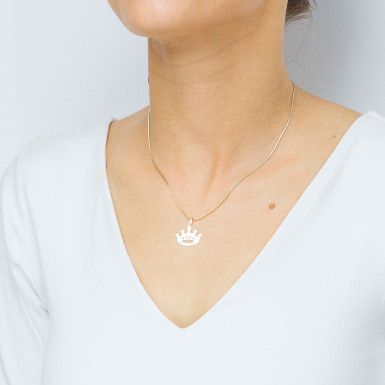 Zawieszka ze złota korona