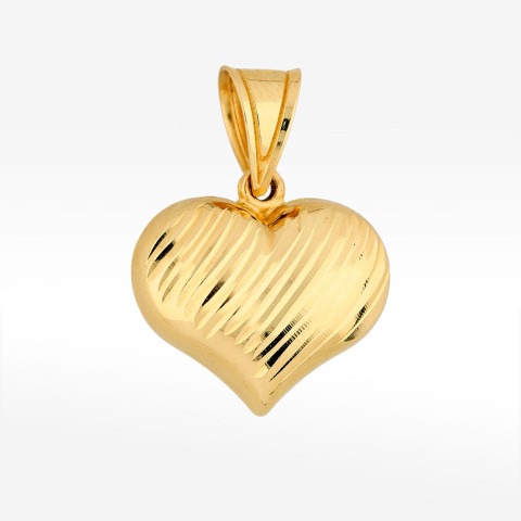 Zawieszka ze złota serce