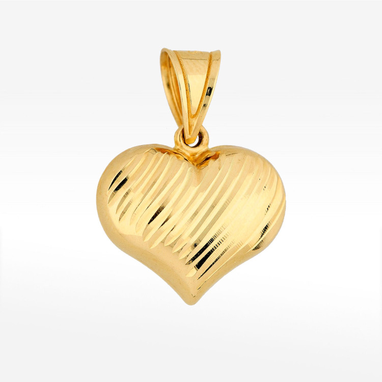 Zawieszka ze złota serce
