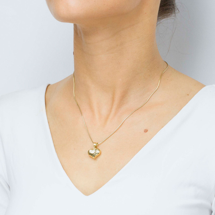 Zawieszka ze złota serce