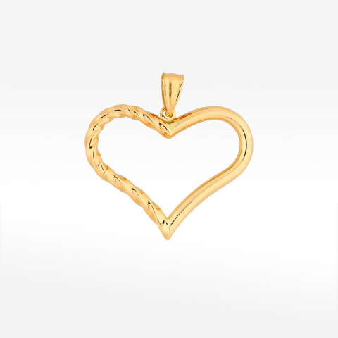 Zawieszka ze złota serce