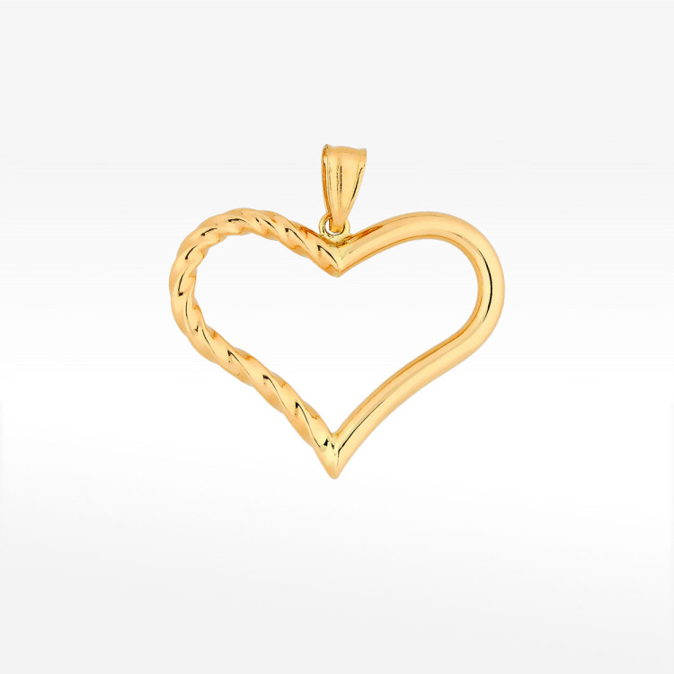 Zawieszka ze złota serce