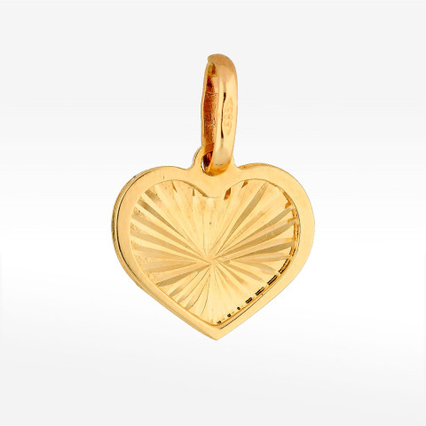 Zawieszka ze złota serce