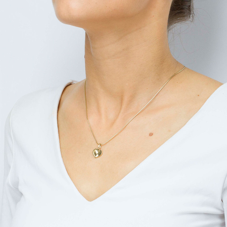 Zawieszka ze złota serce