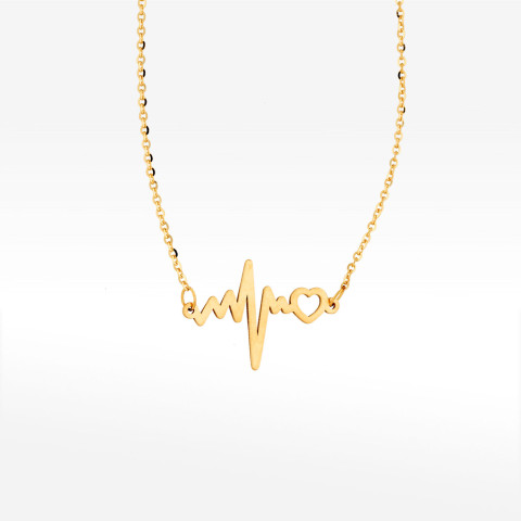 Naszyjnik ze złota 42-45cm puls życia