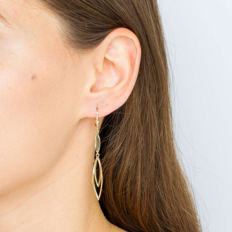 Kolczyki ze złota wiszące