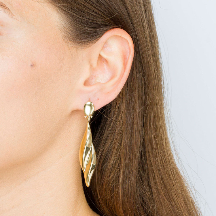 Kolczyki ze złota wiszące