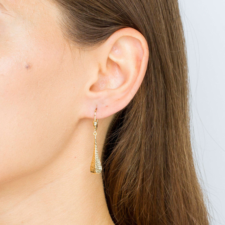 Kolczyki ze złota wiszące