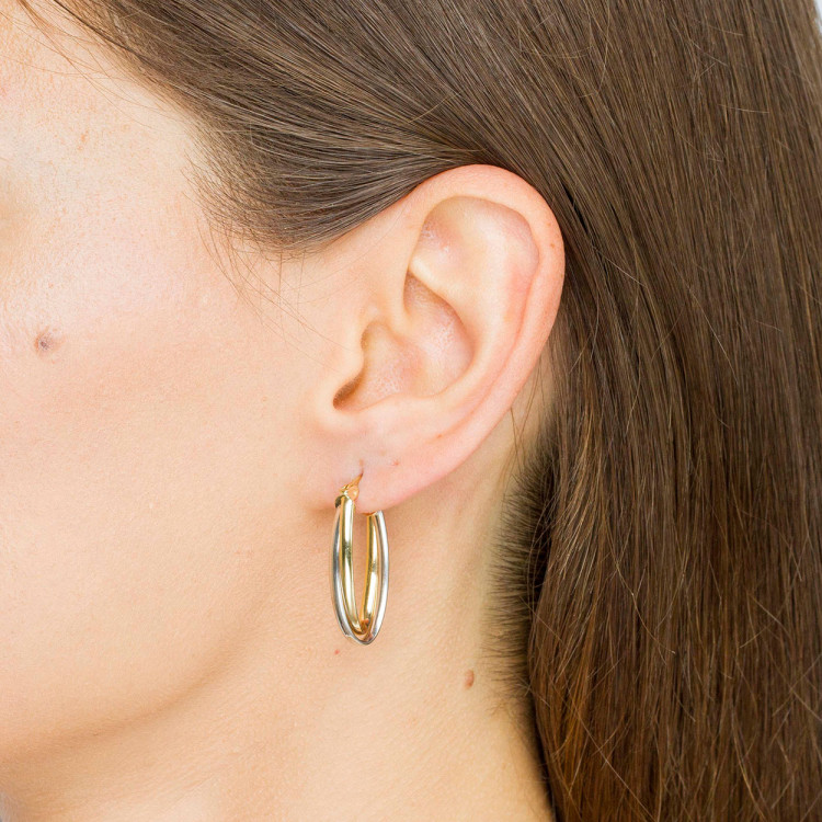 Kolczyki ze złota koła