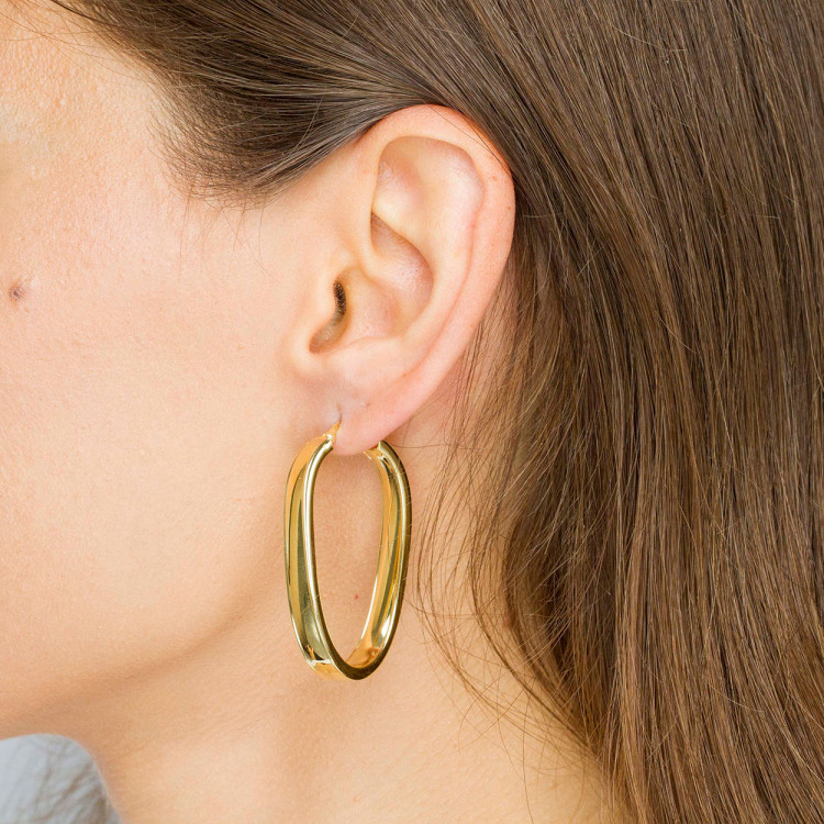 Kolczyki ze złota koła