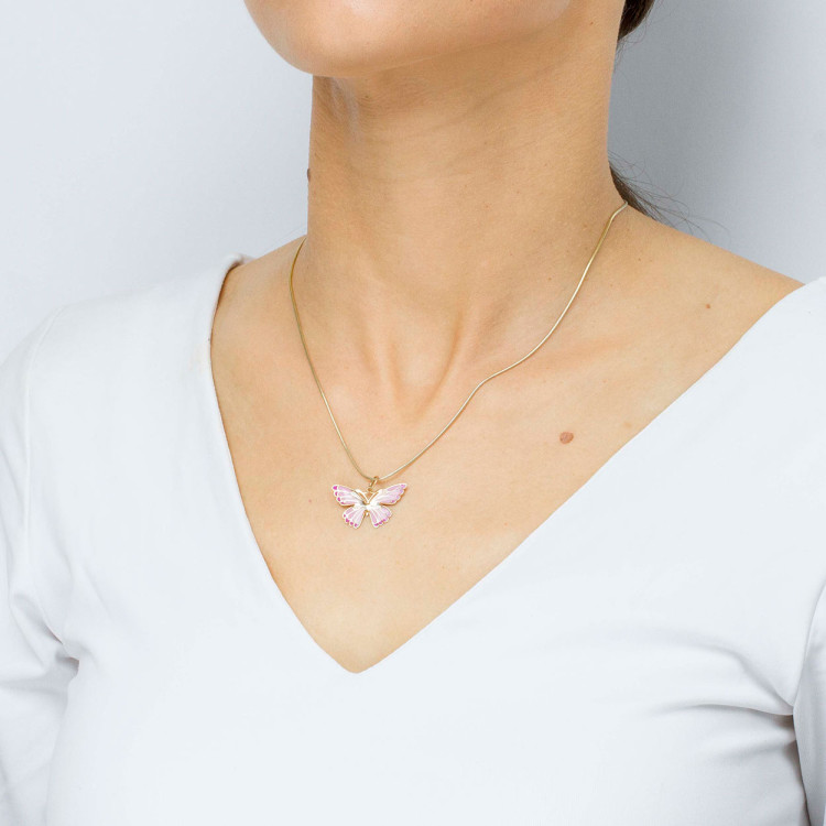 Zawieszka ze złota motyl