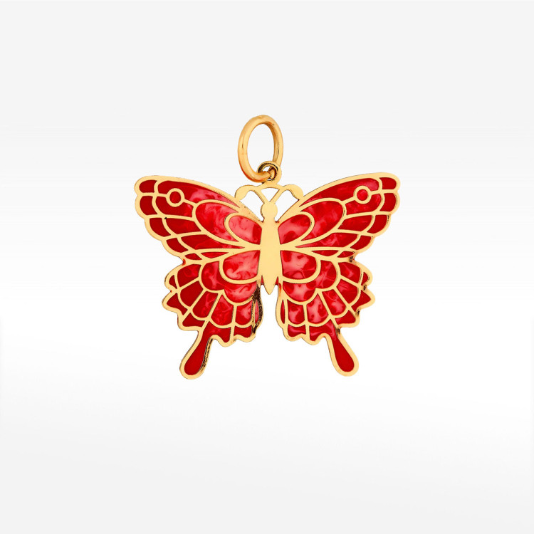 Zawieszka ze złota motyl