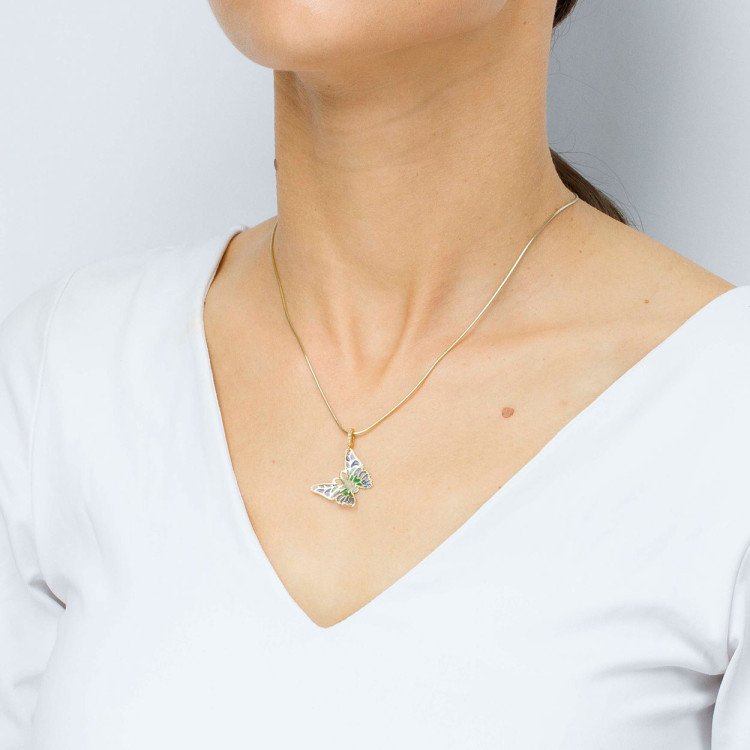 Zawieszka ze złota motyl