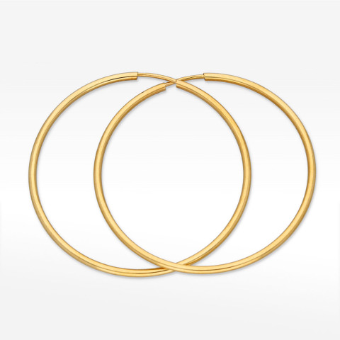 Kolczyki ze złota 4.4cm koła