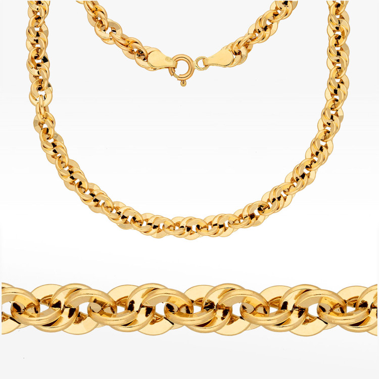 Łańcuszek ze złota kord