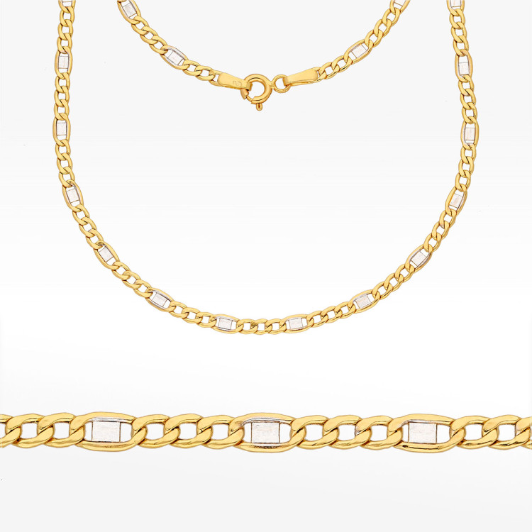 Łańcuszek ze złota figaro