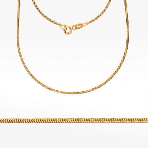 Łańcuszek ze złota linka pełny