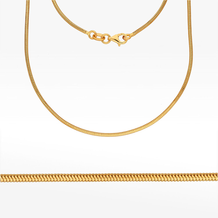 Łańcuszek ze złota linka pełny