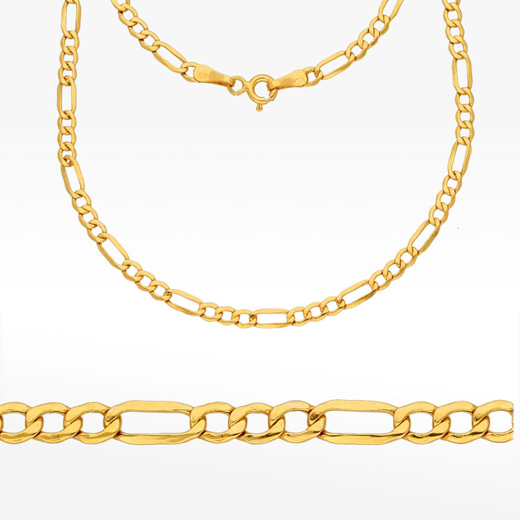 Łańcuszek ze złota figaro