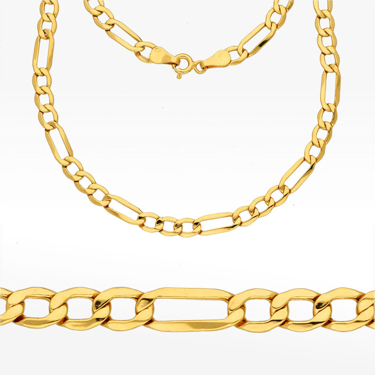 Łańcuszek ze złota figaro