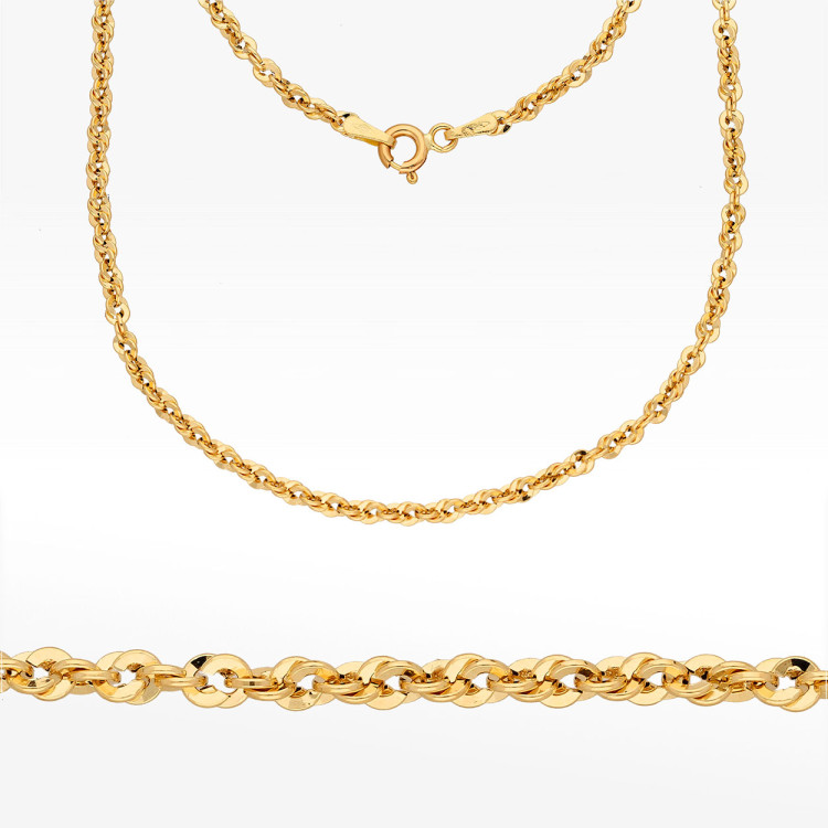 Łańcuszek ze złota kord