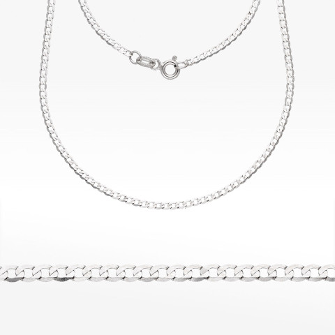 Łańcuszek ze złota pancerka pełny