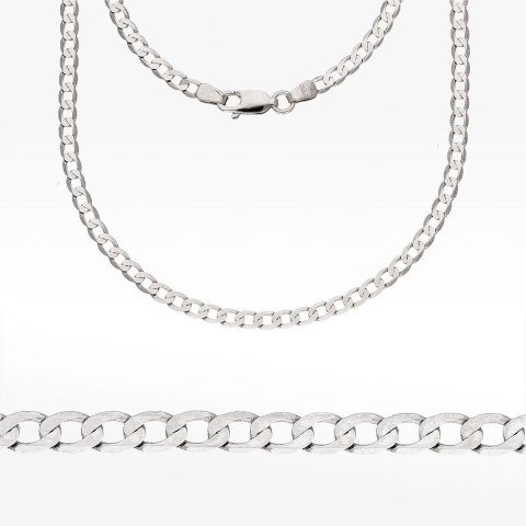 Łańcuszek ze złota pancerka pełny