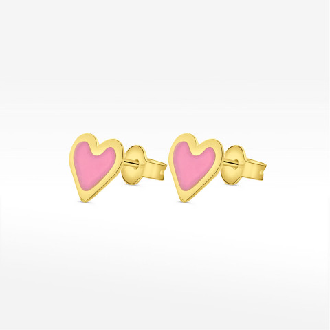 Kolczyki ze złota serca