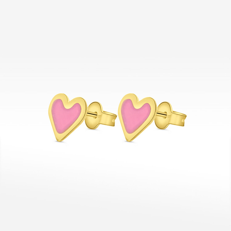 Kolczyki ze złota serca