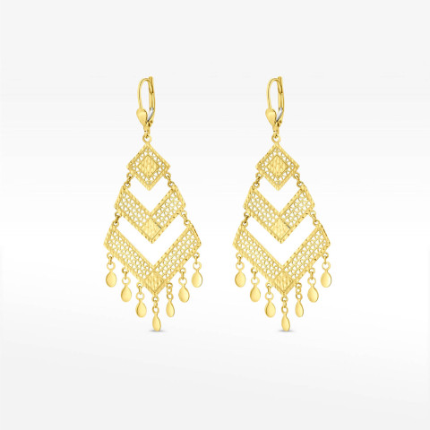 Kolczyki ze złota wiszące