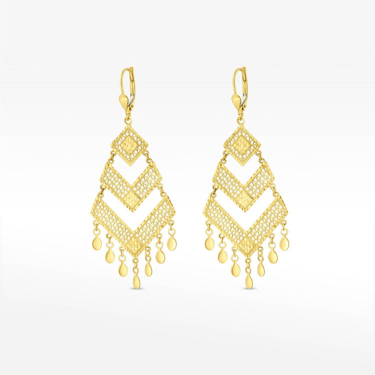 Kolczyki ze złota wiszące