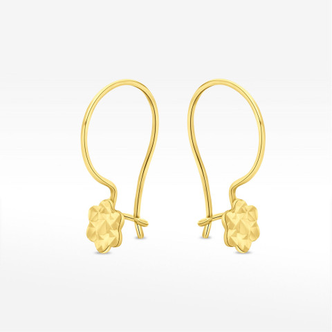 Kolczyki ze złota kwiatki