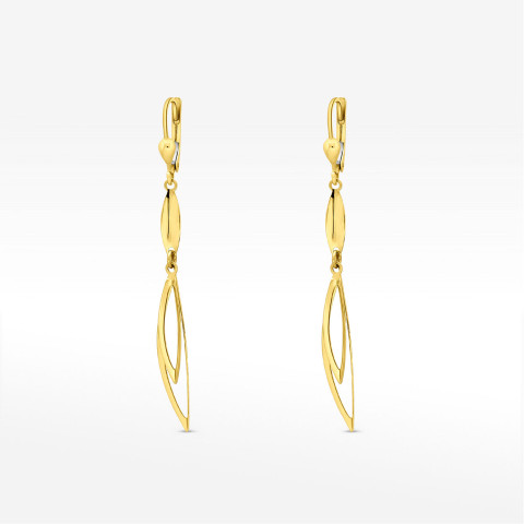 Kolczyki ze złota wiszące