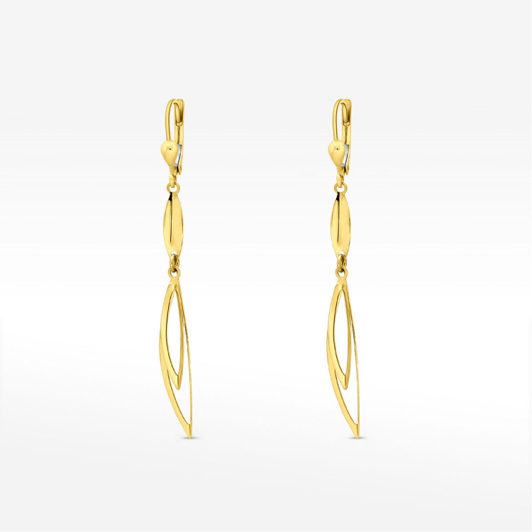 Kolczyki ze złota wiszące