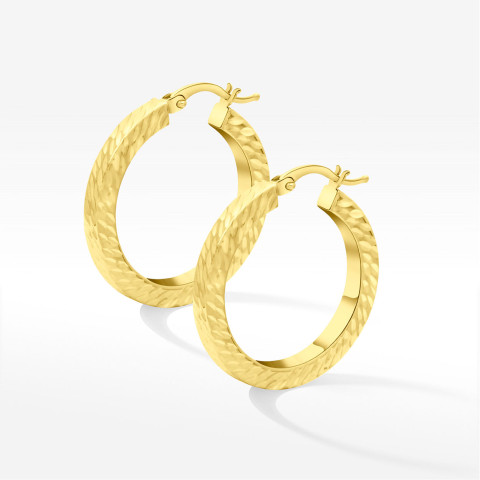 Kolczyki ze złota 2.6cm koła