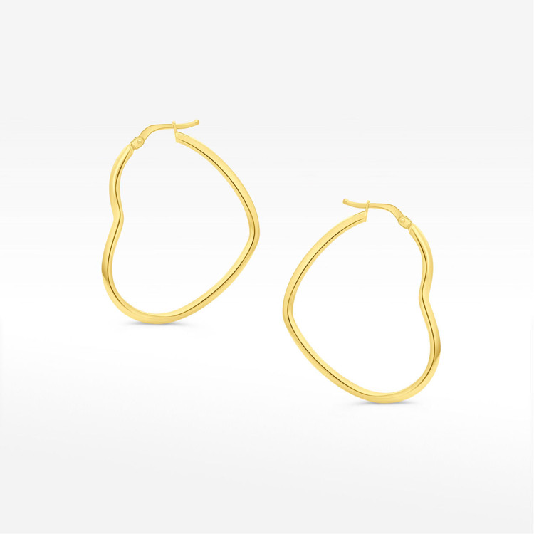 Kolczyki ze złota serca