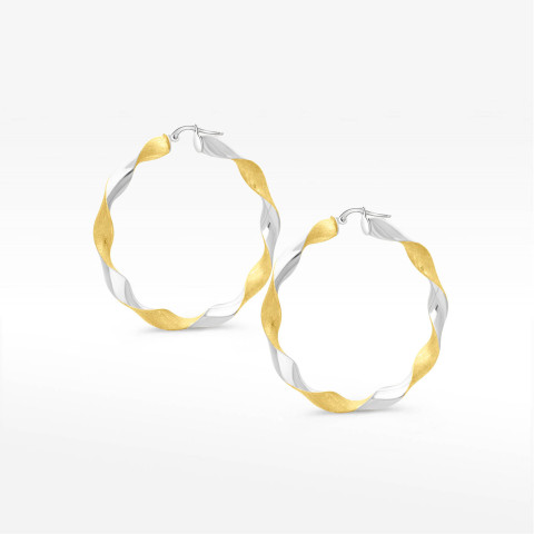 Kolczyki ze złota 4.8cm koła