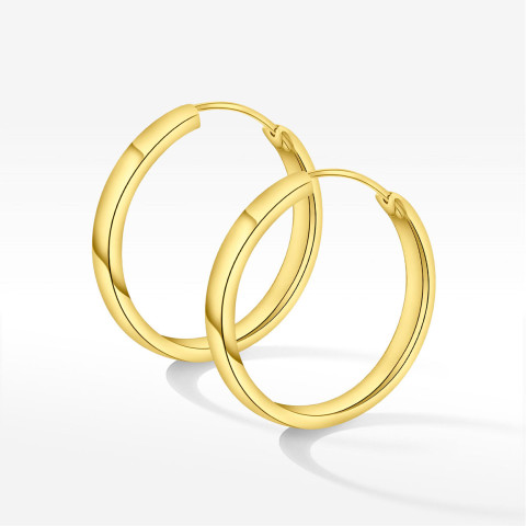 Kolczyki ze złota 2.8cm koła