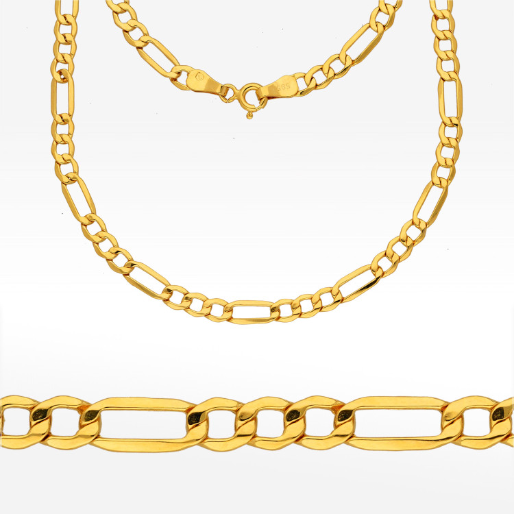 Łańcuszek ze złota figaro