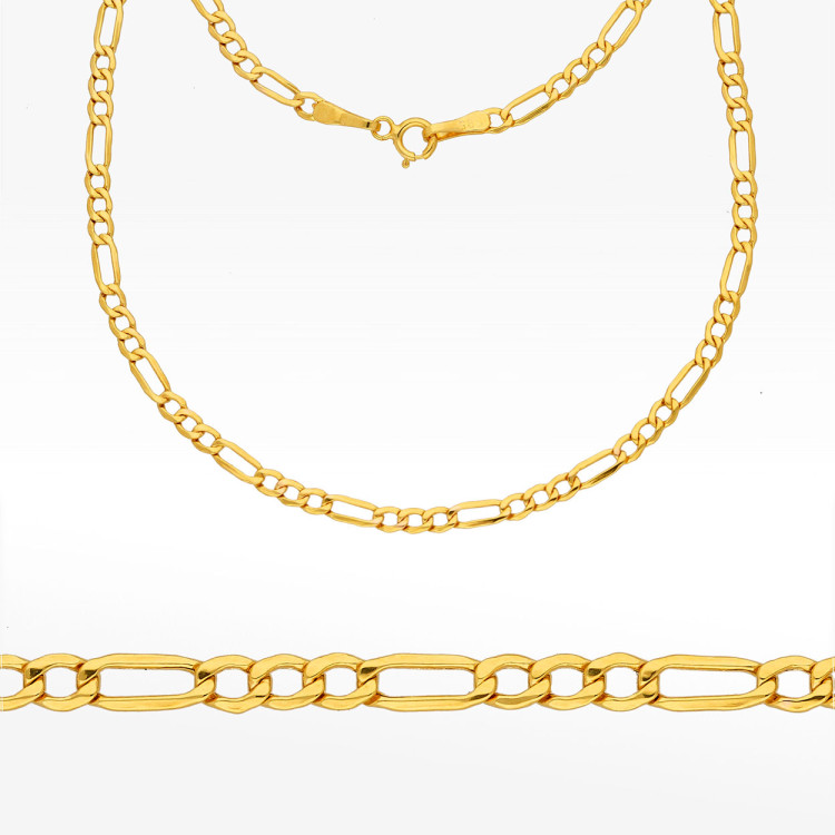 Łańcuszek ze złota figaro