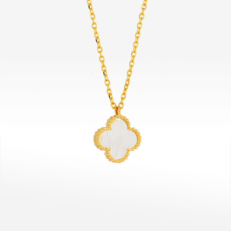 Naszyjnik ze złota 42-45cm z masą perłową