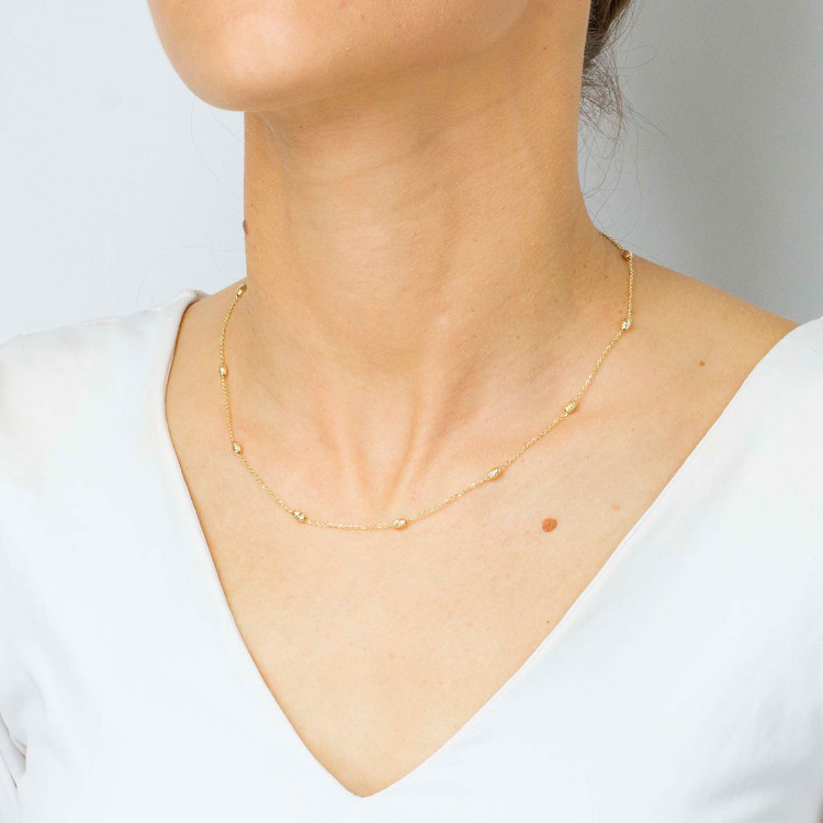 Naszyjnik ze złota 42-45cm