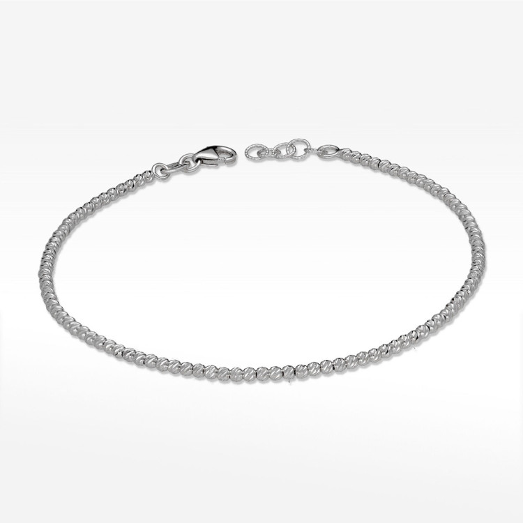 Bransoletka ze złota ze złotymi koralikami