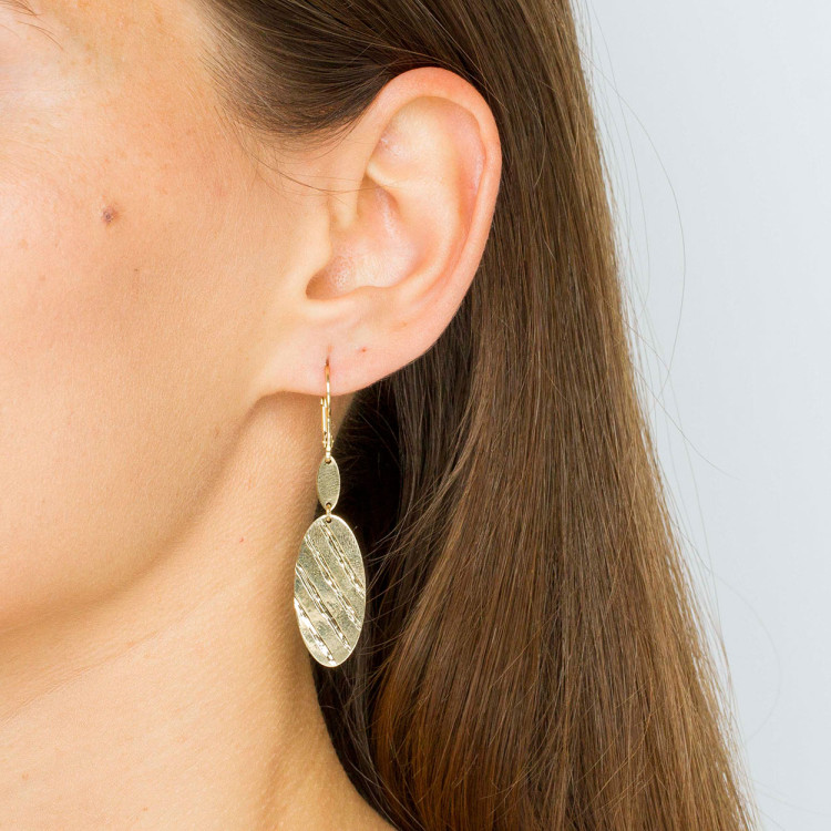 Kolczyki ze złota wiszące