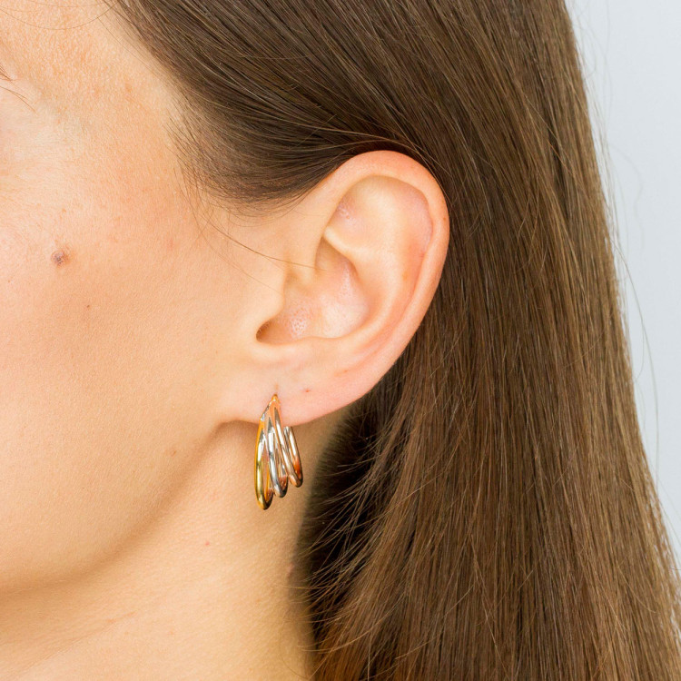 Kolczyki ze złota koła