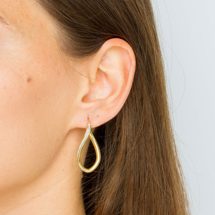 Kolczyki ze złota koła