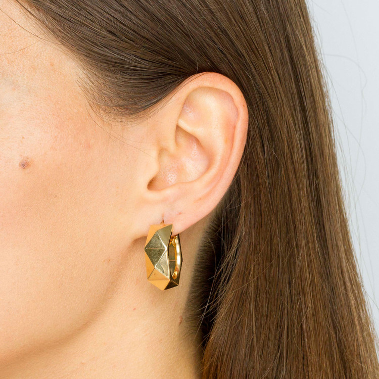 Kolczyki ze złota 2.3cm koła