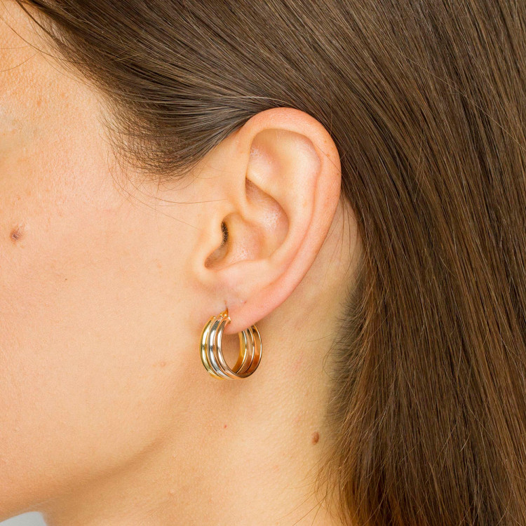 Kolczyki ze złota 1.8cmkoła