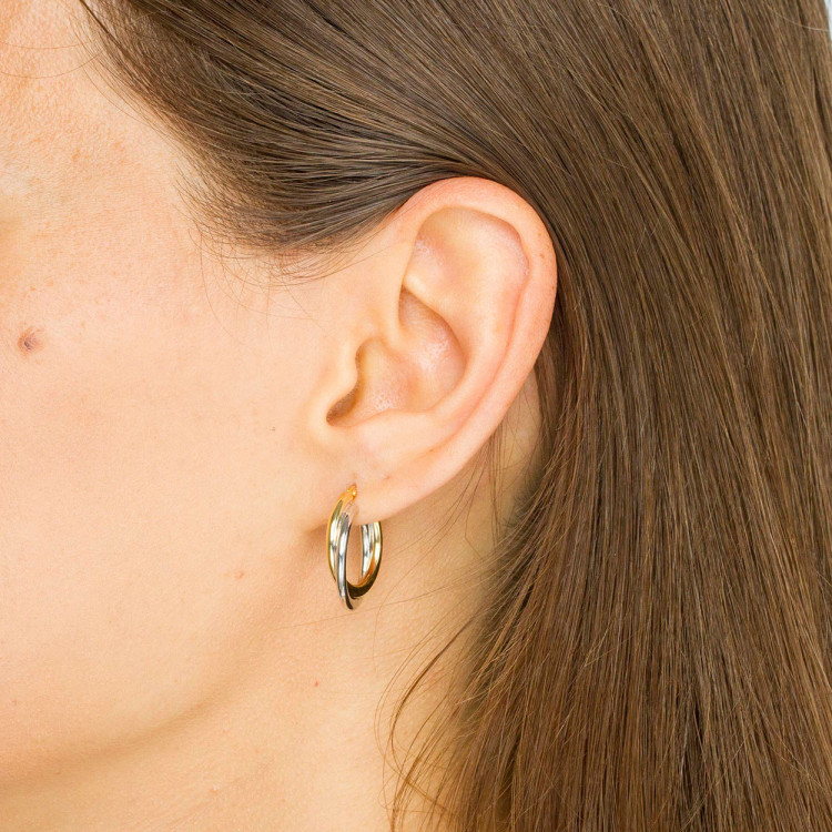 Kolczyki ze złota 1.9cm koła