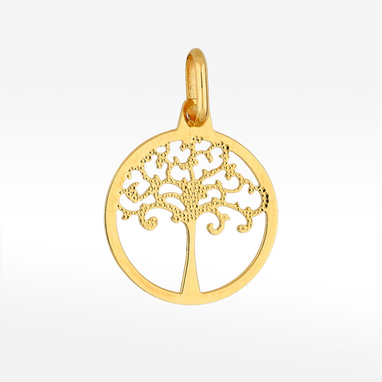 Zawieszka ze złota drzewko szczęścia
